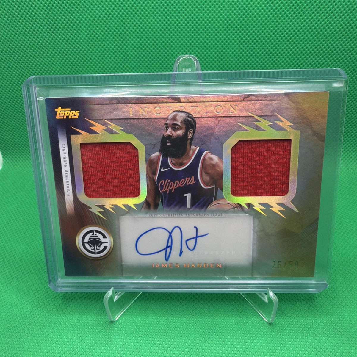 James Harden Basketball Serial Numbered Sports Trading Card