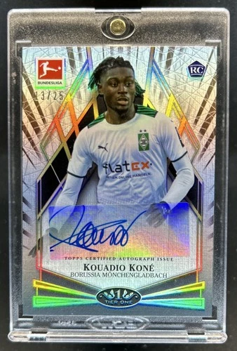 2021 Topps Tier One Bundesliga Kouadio Kone Young Gold Auto RC Black #/25
