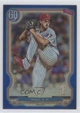 2020 Topps Gypsy Queen Box Topper Chrome Blue Refractor 4/99 Aaron Nola #282 u3f