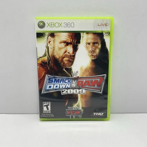Wwe Smackdown Vs. Raw 2009 (Xbox 360) Tested & Complete|Excellent|1 YR Warranty