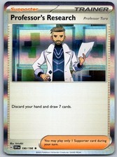 Professor's Research (Professor Turo) 190/198 Scarlet & Violet Pokemon Holo NM