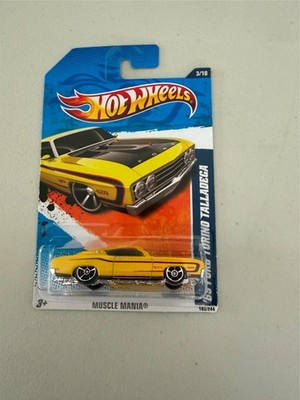 Hot Wheels Muscle Mania '65 Ford Torino Talladega Yellow 3/10 AG7