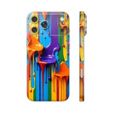 Recubrimiento de teléfono/envoltura de teléfono para iPhone, Samsung, Android 3D en relieve pintura arte por goteo