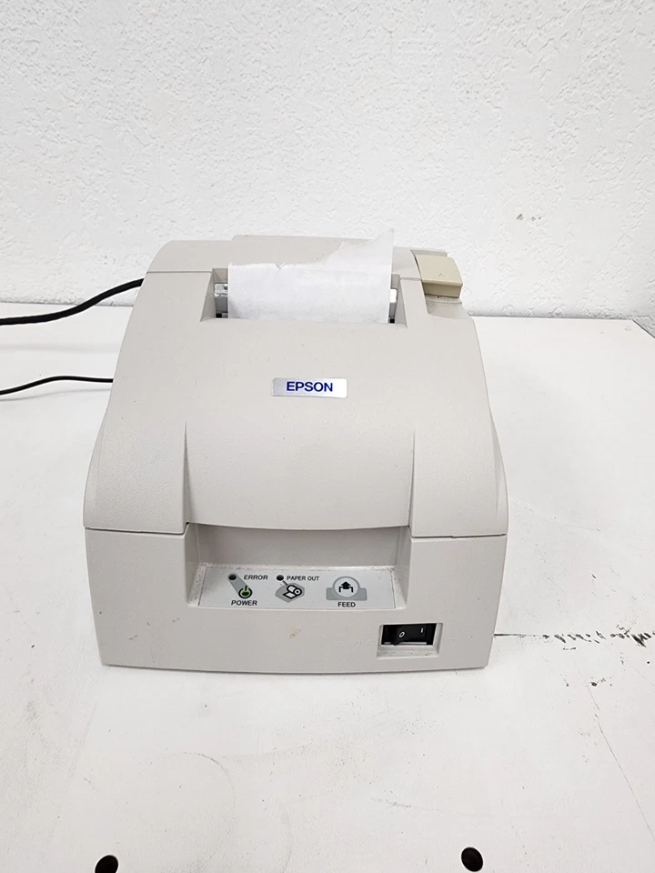 Epson Printer TM-U220D M188D receipt printer DOT Matrix, cables included, Tested - Image 2 of 4