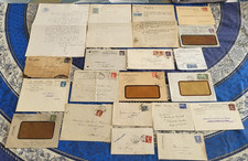 LOT VRAC COLLECTION FRANCE PERFORE PERFORES PERFIN PERFINS LETTRE ENVELOPPE COVE