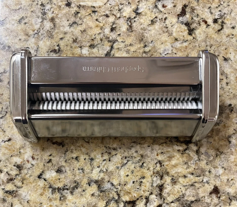 MARCATO Spaghetti Chitarra Cutter Attachment Chrome Made in Italy - Image 3 of 4