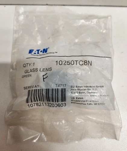 NEW OLD STOCK! EATON GREEN PUSH BUTTON LENS CAP 10250TC8N