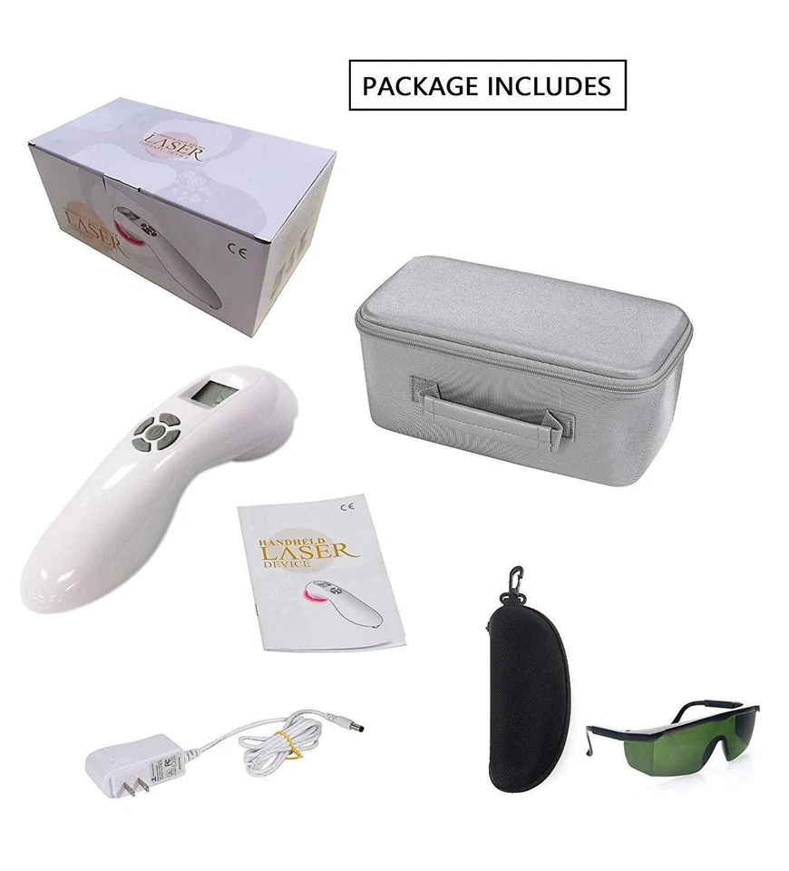 Powerful Cold Laser Therapy Body Pain Relief Device Soft Lazer 510mW+ Full Set - Image 2 of 4