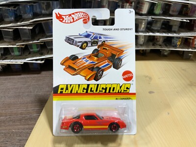 HOT WHEELS FLYING CUSTOMS '81 CHEVY CAMARO RED