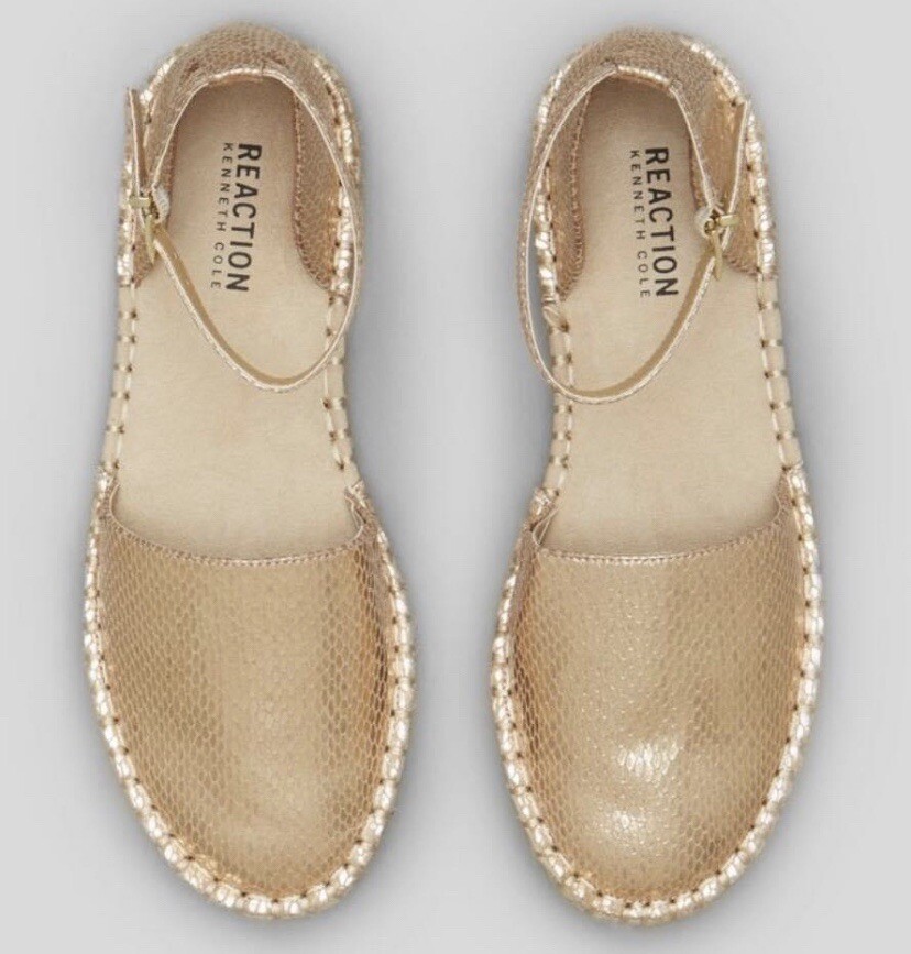 Kenneth Cole Reaction Women's Swell Ride Gold Flat