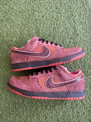 Nike Sb Dunk Low Premium Lobster Red 10US 9UK DS Concepts OG Vintage Rare Jordan