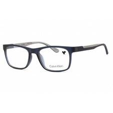 Calvin Klein Men's Eyeglasses Full Rim Matte Crystal Navy Acetate CK20535 410