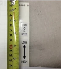 Heathkit 2 Speed Hilltopper Guard decal minibike Hill topper Boonie Bike