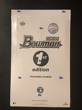 2021 Topps Bowman Baseball First 1st Edition Factory Sealed 24 Pack Hobby Box