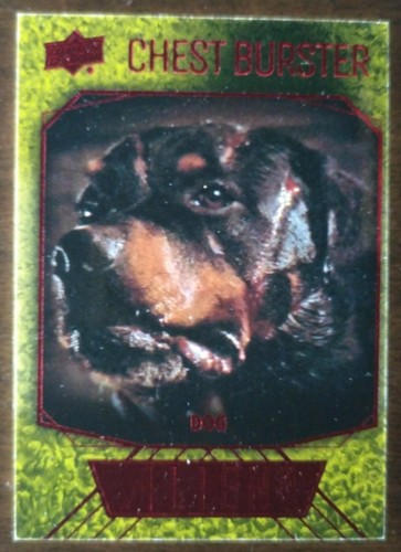 2021 Upper Deck Alien 3 Chest Burster Dog Unopened 01/15 Holy Grail! card# CB-27