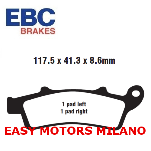 Plaquettes De Frein Avant SBS 152HF Pour Aprilia Atlantic 125 (2003-2014) - Paire Neuve Sous Emballage