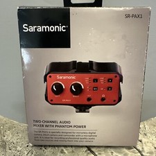 Saramonic SR-PAX1 2-Ch On-Camera XLR, 1/4"  3.5mm Mixer w/ Headphone Out