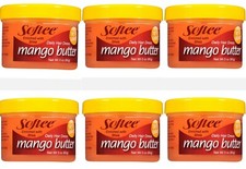 ( Lot 6 ) Softee Enriched w/ Shea Mango Butter Hair & Scalp Treatment 3oz Ea New
