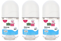 Sebamed Frische Deo Roll On Deodorant Deo Roller 48H Schutz 0% Aluminium 3X 50Ml