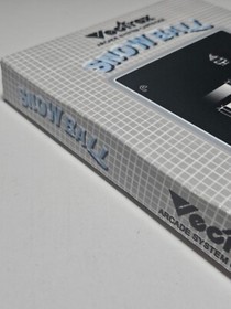 Vectrex Snow Ball Complete Boxed Game by Vector Republic in Teal Blue #132