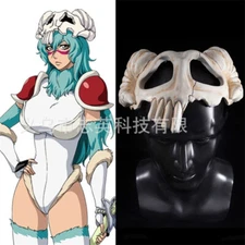 Anime BLEACH Neliel Tu Oderschvank Skull Mask Cosplay Half Face Mask Prop