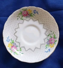 Plant Tuscan Fine Bone China Pattern# 4970H Saucer Only Made in England Vintage 