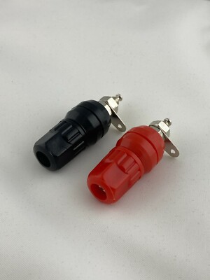 PACK OF 10! Red/Black Heavy Duty 20 Ampere Binding Post (5 Red/5 Black)