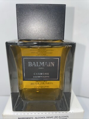 CARBONE EDT POUR HOMME 3.4oz/100ml BALMAIN PARIS VAULTED VINTAGE RARE NEW TESTER