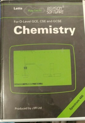 Chemistry (1987) Spectrum 48k (Tape Box Manual) 