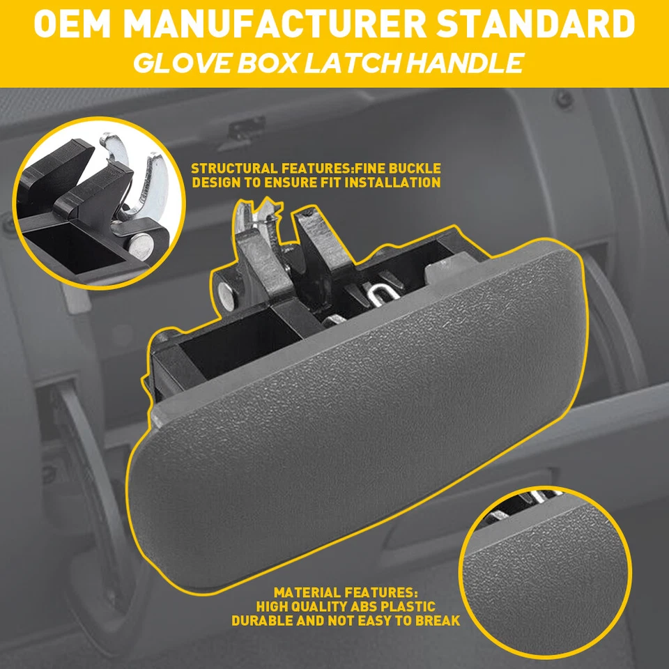 Cierre de guantera gris para Dodge Dakota 1997-2000 1998-2000 Dodge Durango 5EM34LAZ Foto 2 de 4