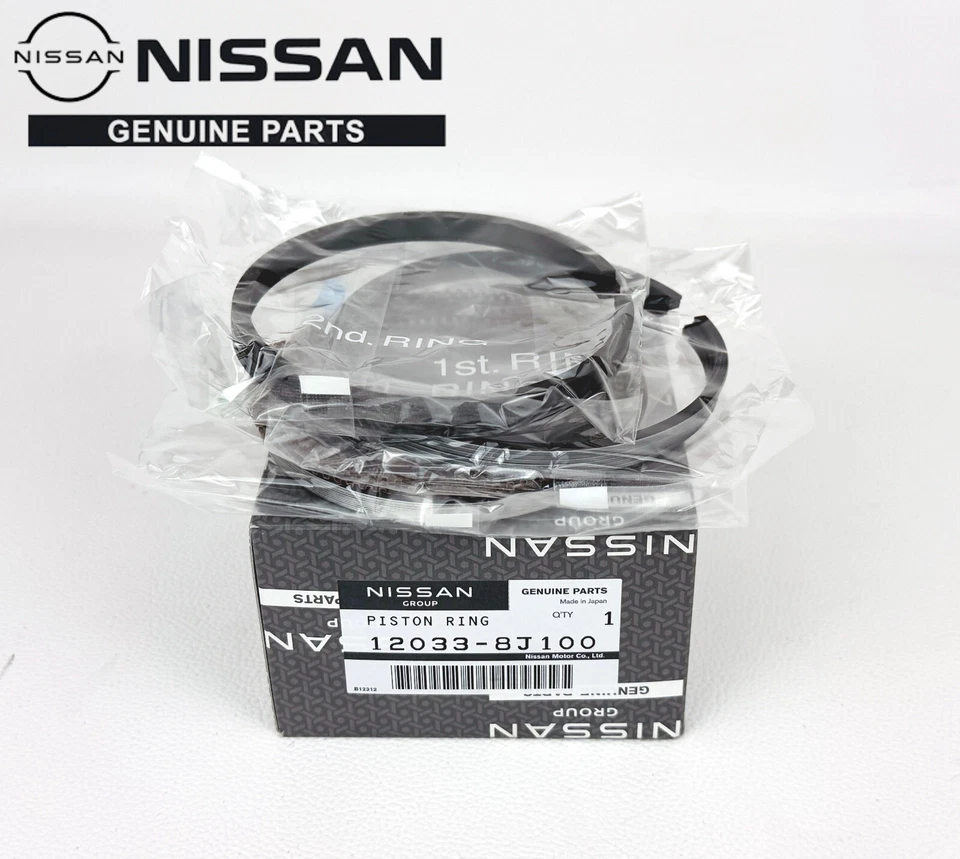 Juego de anillos de pistón OEM NISSAN MÁXIMA MURANO PATHFINDER INFINITI G35 I35 12033-8J100 Foto 2 de 4
