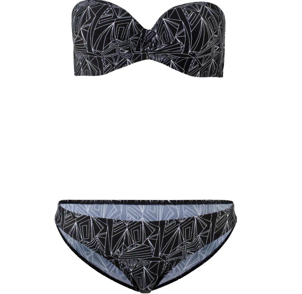 Bügel Bikini schwarz oder grün 38 40 42 44 46 C D E Neckholder mit/ohne Träger - Bild 2 von 4