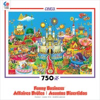 750 Piece Ceaco Jigsaw Puzzle Funny Business - Fairytale World on sale 750 Piece Ceaco Jigsaw Puzzle Funny Business - Fairytale World on sale