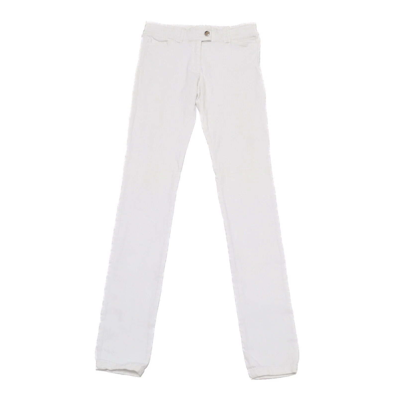 Balenciaga White Regular Size Pants for Women
