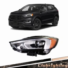 For Ford Edge 2019 2020 2021 Headlight Headlamp Assy LED w/DRL Driver Left Side