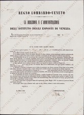 1852 VENEZIA Restauro partiacque Molino di Mure Canizzano Editto Treviso