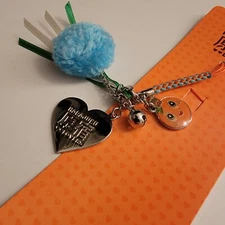 Gwen Stefani OC Girl Phone Charm Harajuku Lovers Orange 2006 Limited Edition