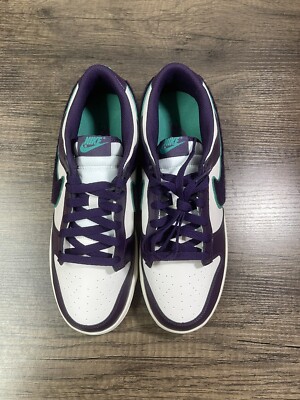 Nike Dunk Low Chenille Swoosh - Grand Purple DQ7683-100 Mens  display picture 3