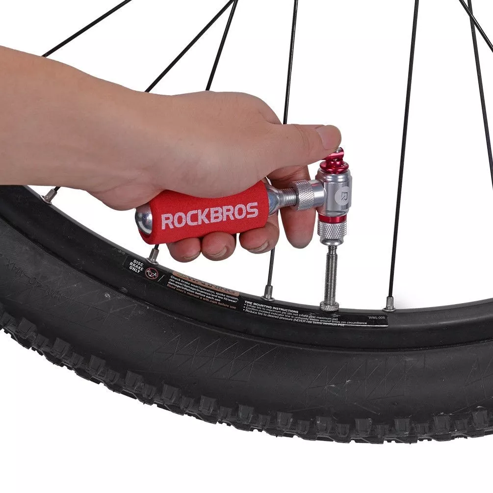 Rockbros Fahrrad Luftpumpe Rahmenpumpe für Presta und Schrader Ventil