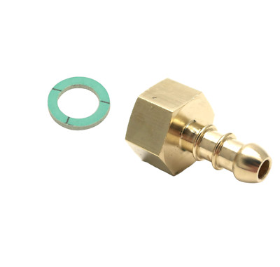 1/2'' BSP FEMALE FITTING TO LPG FULHAM NOZZLE TO 8mm I/D HOSE WITH WASHER