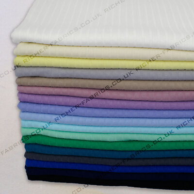 100 % Baumwolle Strickjersey 8 x 4 Ripp Jersey Stoff Babykleidung Loungewear Tops 