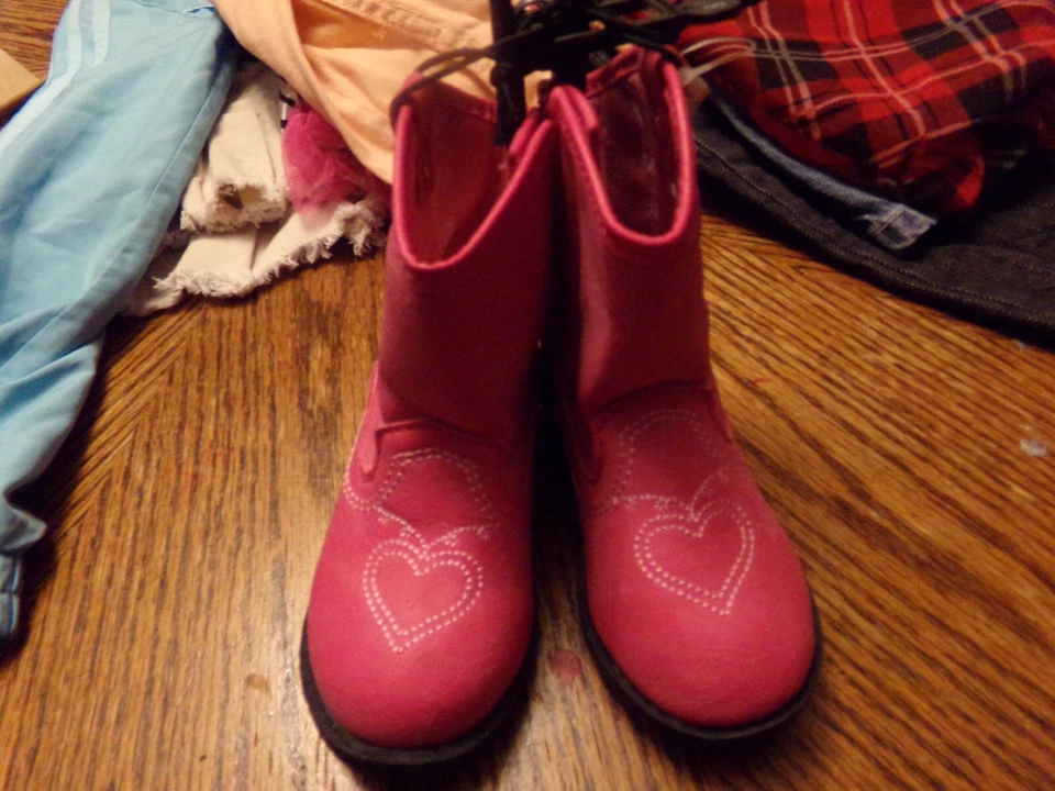 *INFANT GIRL HEALTHTEX COWGIRL BOOTS SIZE 5 NWT 1143 - Image 2 of 3