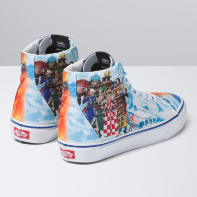 New Vans X One Piece Sk8-Hi Punk Hazard Multi Sneakers