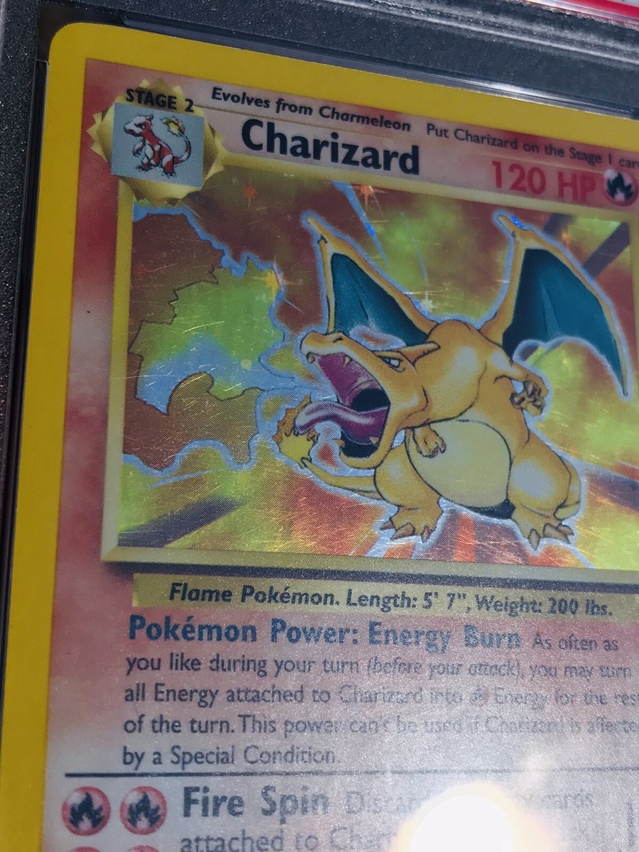 Legendary Collection Charizard Holo Pokemon Base Set #4/102 Art