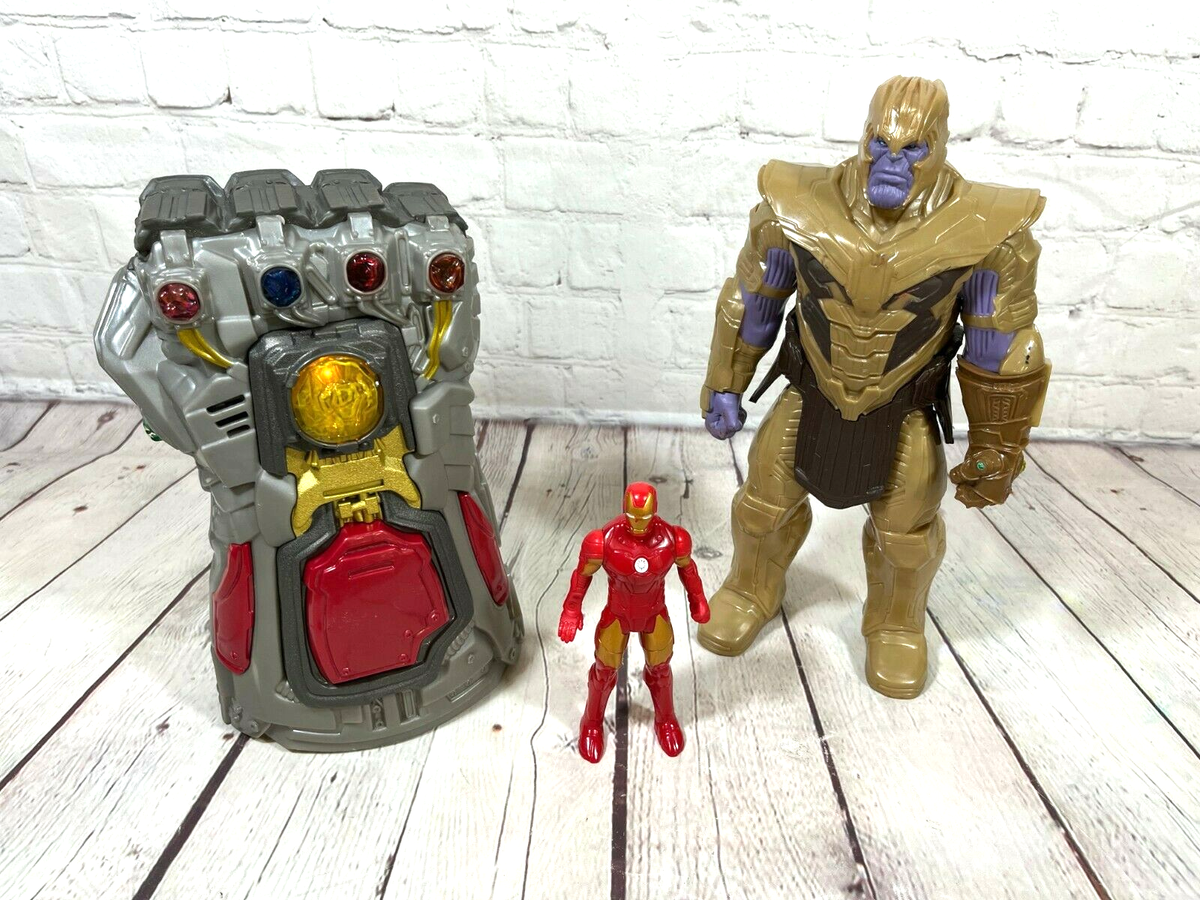 Marvel Avengers Toy Lot Infinity War Endgame Thanos Gauntlet Iron Man