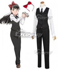 Hinamatsuri Hitomi Mishima Uniform Suit Halloween Party Christmas Cosplay Costum