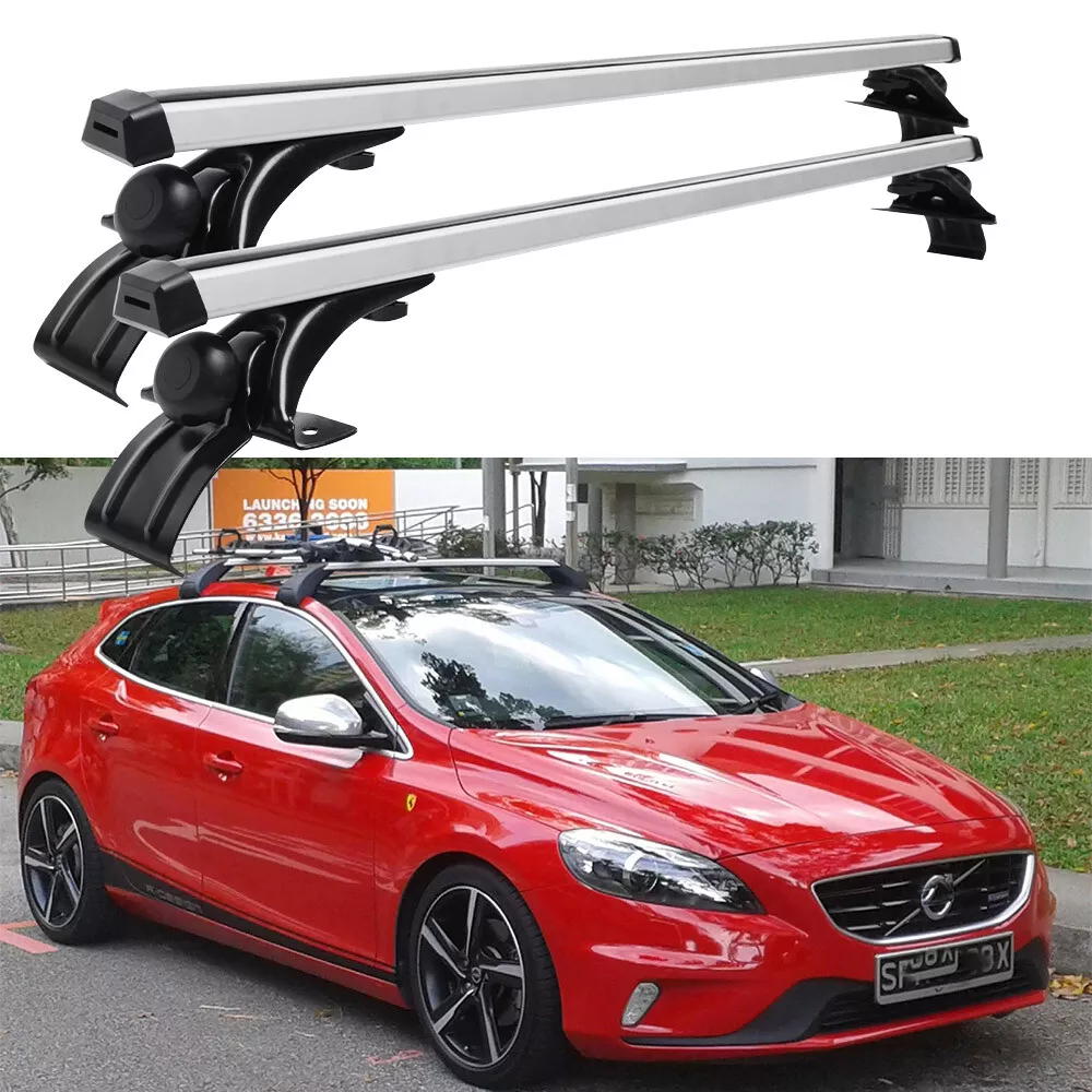 For Volvo S40 Car Top Roof Rack Cross Bar Cargo Carrier Aluminum | eBay