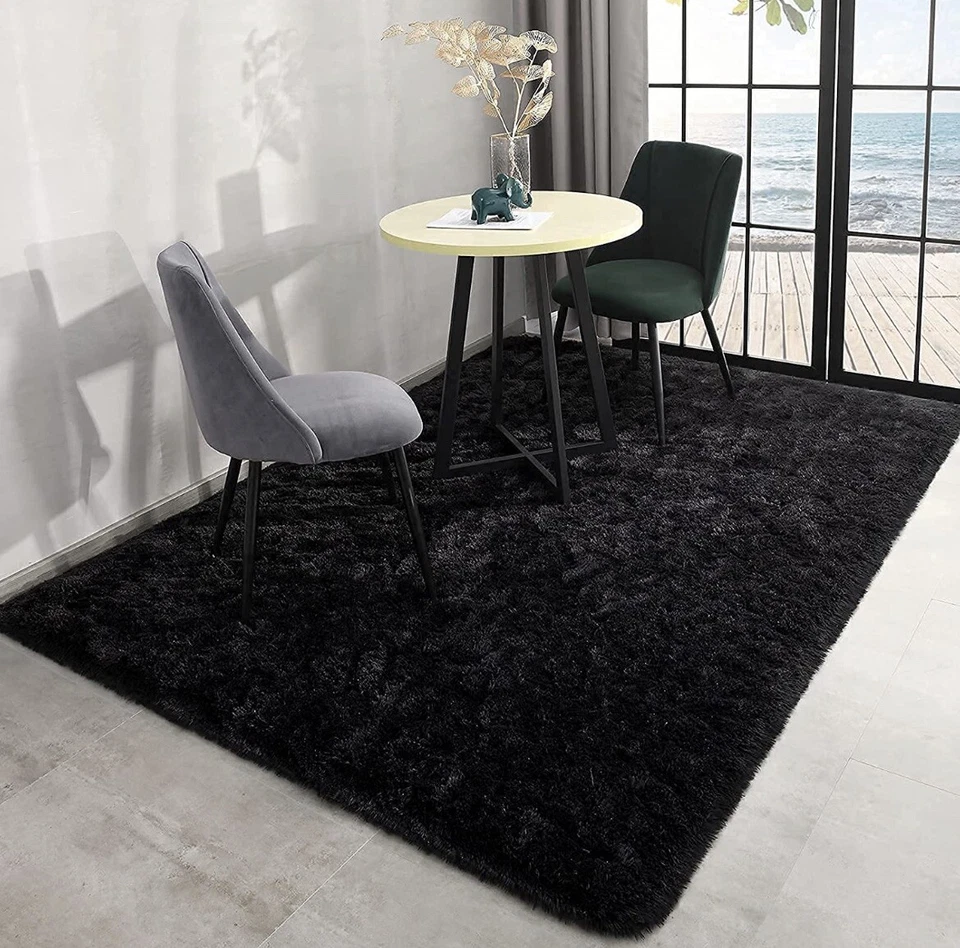 5x8 Luxury Fluffy Rug Ultra Soft Carpet For Bedroom Living Room Big Area Rugs - Image 2 of 4
