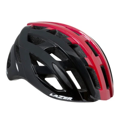 Lazer Tonic Straßenrad MTB Helm - Schwarz / Rot Klein (52cm-56cm) - Bild 1 von 3