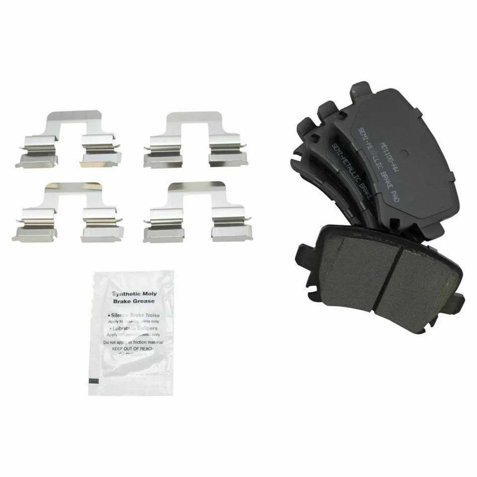 Kit de pastillas de freno delanteras y traseras Posi metálicas para Audi A3 2006-13 / 08-09 Audi TT VW Foto 3 de 4